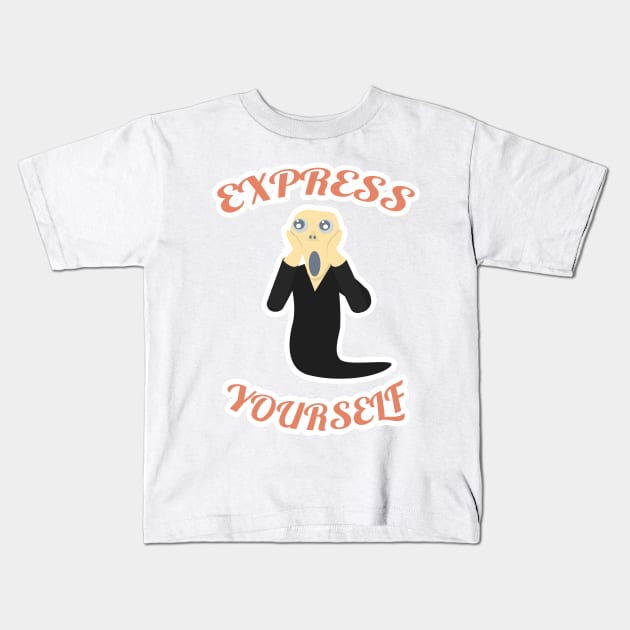 Express Yourself Kids T-Shirt by SoullessMarkPlusSanti